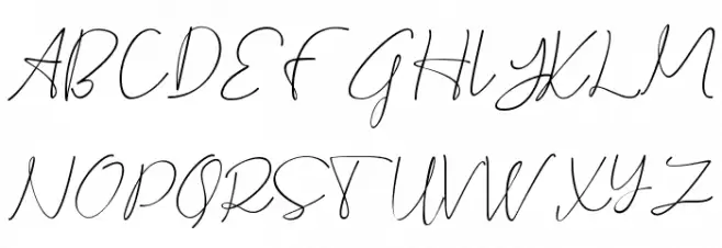Cepttoni calligraphy Polices MAJUSCULES