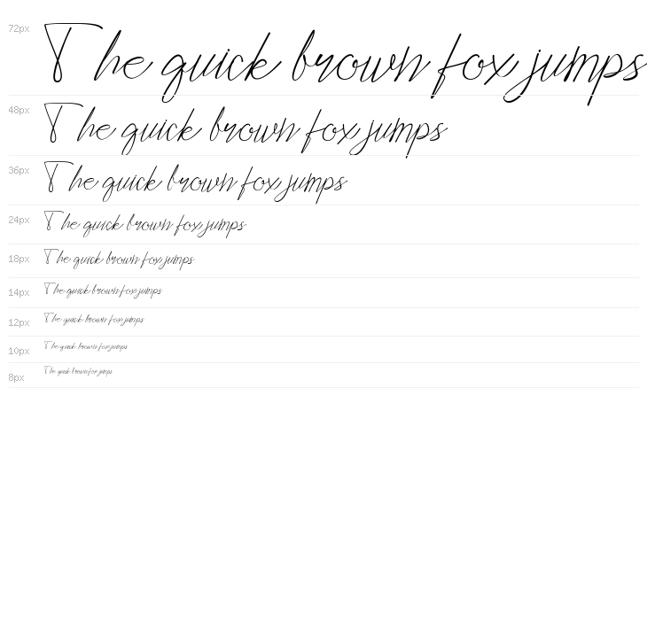 Cepttoni calligraphy Waterfall