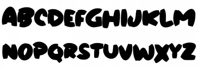 Cerah Ceria Шрифта ВЕРХНИЙ