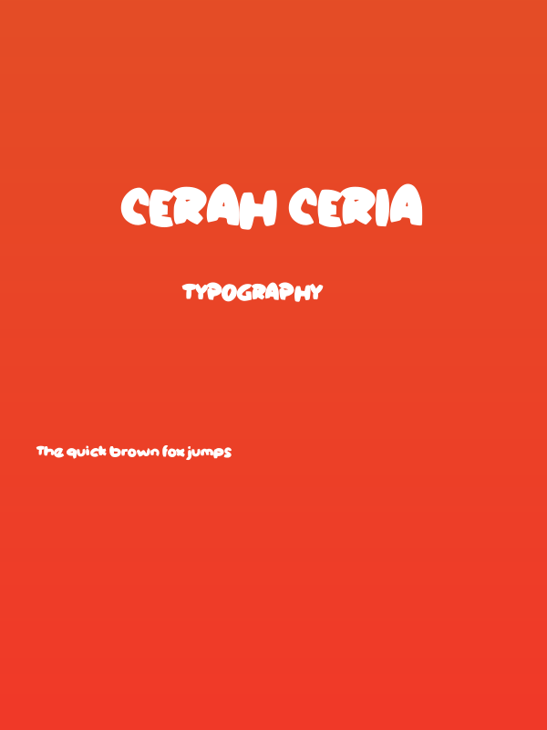 Cerah Ceria Poster
