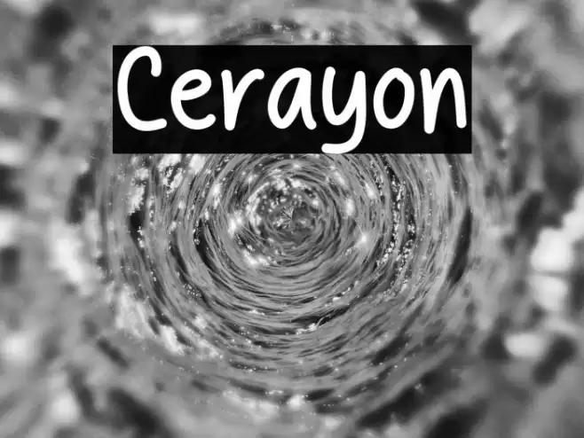 Cerayon Font examples