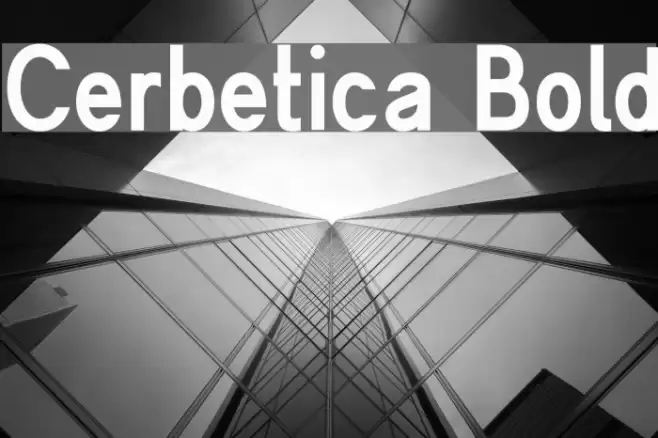 Cerbetica Bold Font examples