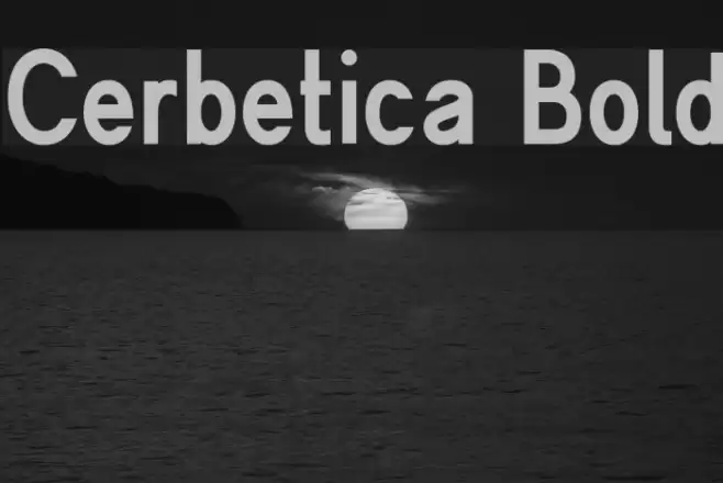 Cerbetica Bold Font examples