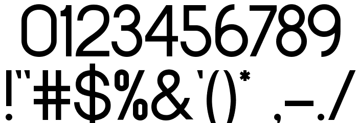 Cerbetica Font OTHER CHARS