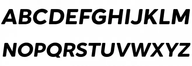 Cerco DEMO Bold Italic फ़ॉन्ट अपरकेस