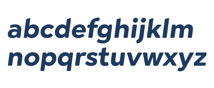 Cerco DEMO Bold Italic Lowercase
