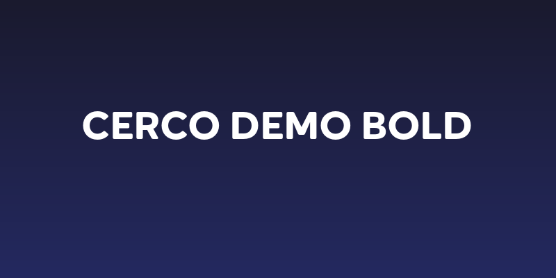 Cerco DEMO Bold Social Header