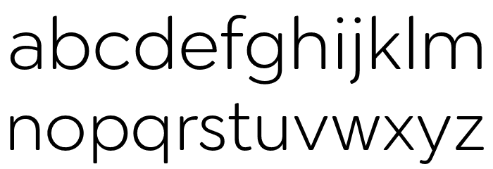 Cerco DEMO Light Font LOWERCASE