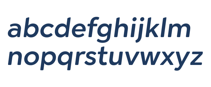 Cerco DEMO Medium Italic Lowercase
