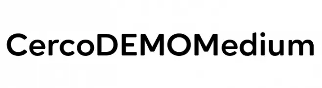 Cerco DEMO Medium  تنزيل الخطوط