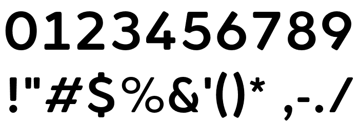 Cerco DEMO Medium Font OTHER CHARS