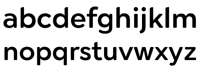 Cerco DEMO Medium Font LOWERCASE