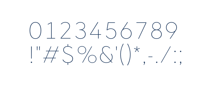 Cerco DEMO Thin Other Characters