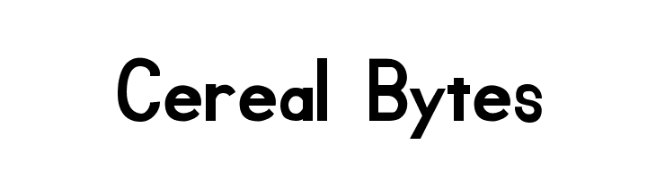 Cereal Bytes  لخطوط تنزيل