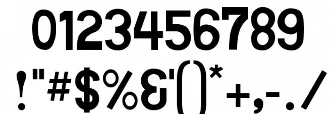 Cereal Bytes Font OTHER CHARS