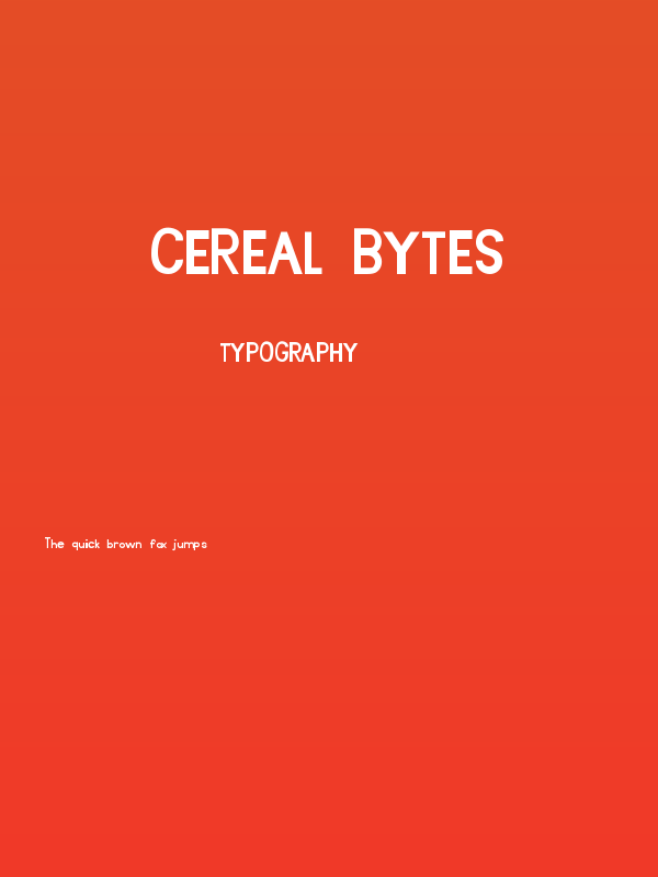 Cereal Bytes Poster