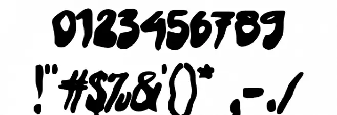 Cereal Font OTHER CHARS