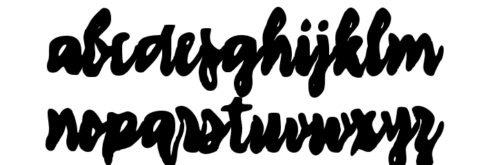 Cereal Font LOWERCASE
