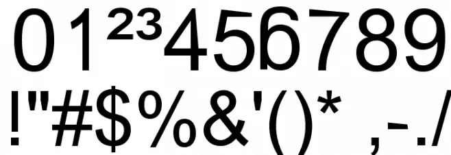 CerebralPares Falk Font OTHER CHARS