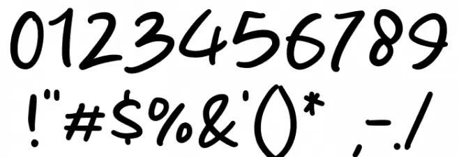 Ceremony Font OTHER CHARS