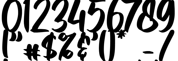 Ceria Clean Font OTHER CHARS