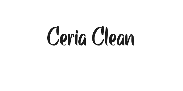 Ceria Clean Logo