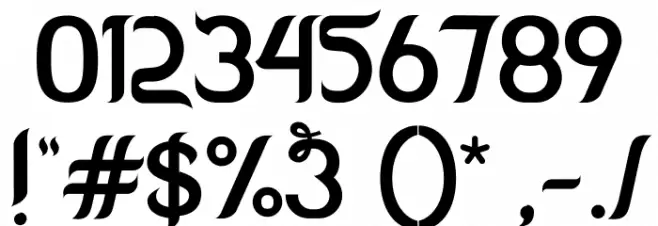 Ceria Lebaran Normal Font OTHER CHARS