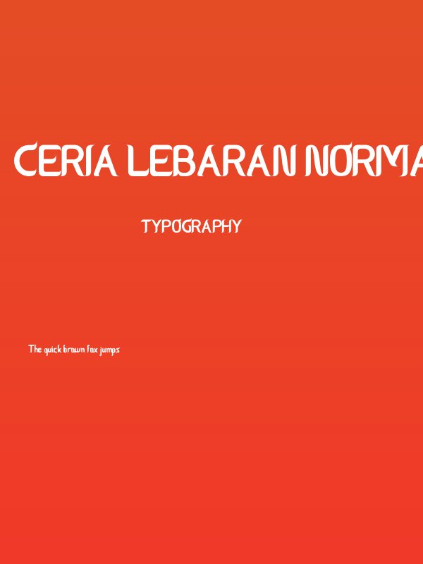 Ceria Lebaran Normal Poster