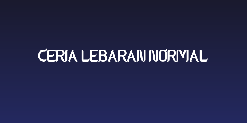 Ceria Lebaran Normal Social Header