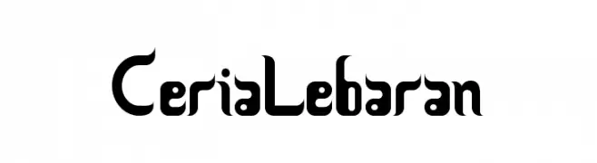 CeriaLebaran  Frei Schriftart Herunterladen