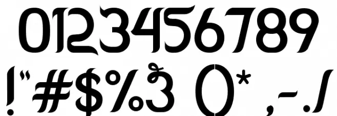 CeriaLebaran Font OTHER CHARS