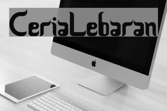 CeriaLebaran Font examples
