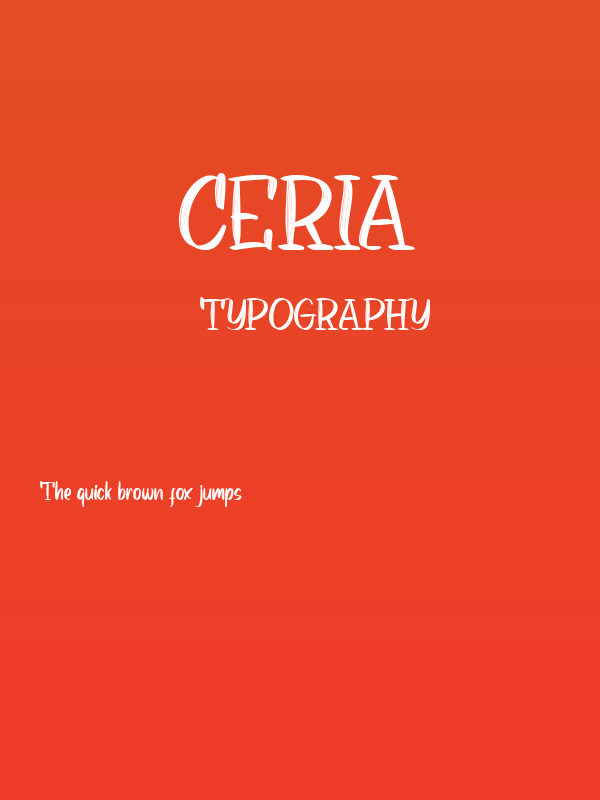 Ceria Poster