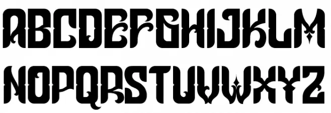 Ceriburn 字体 大写