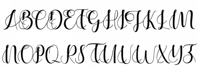 Cerilleta Font UPPERCASE