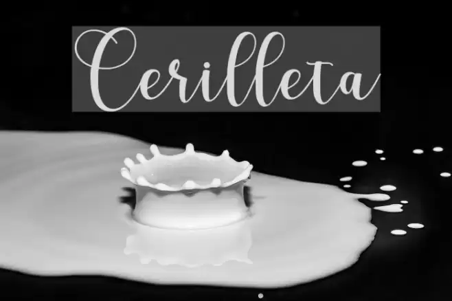 Cerilleta Font examples