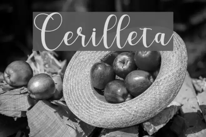 Cerilleta Font examples