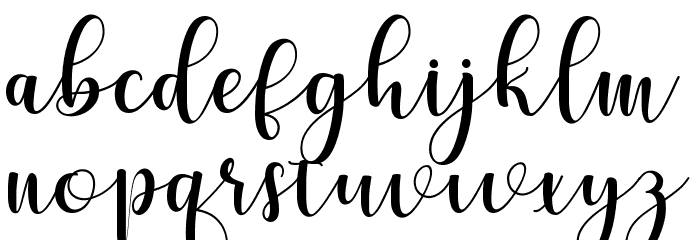Cerilleta Font LOWERCASE