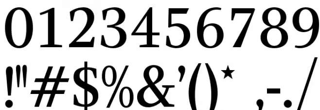 CeriseOpti-Regular Font OTHER CHARS