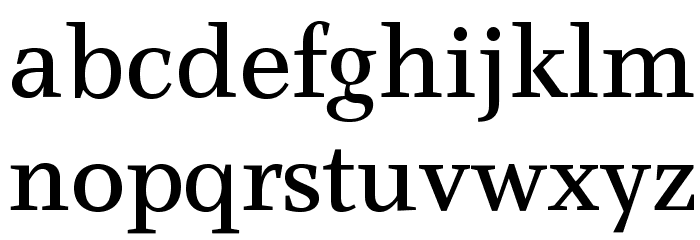 CeriseOpti-Regular Font LOWERCASE