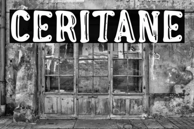 Ceritane Font examples