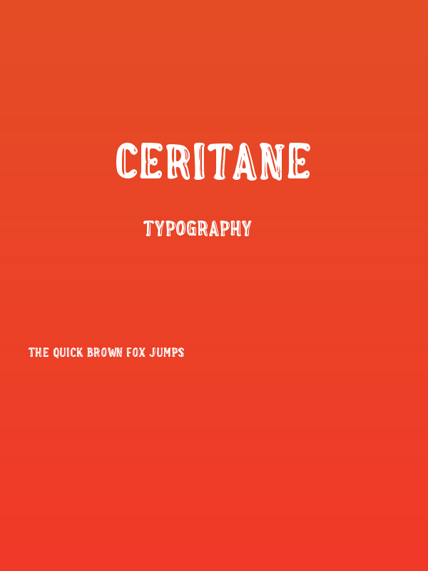 Ceritane Poster
