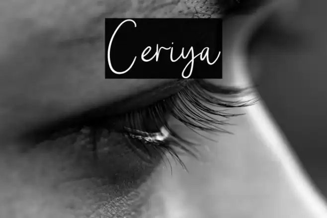 Ceriya Font examples