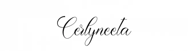 Cerlyneeta  フリーフォントのダウンロード