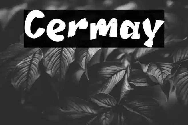 Cermay Font examples