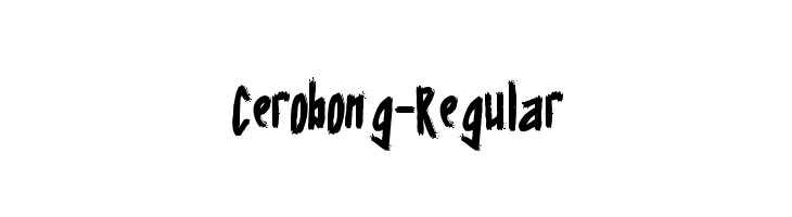 Cerobong-Regular  font caratteri gratis