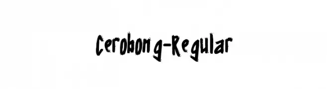 Cerobong-Regular  Fuentes Gratis Descargar