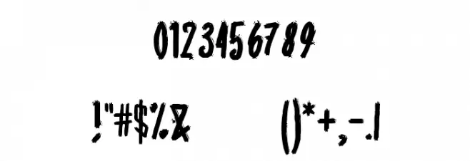 Cerobong-Regular Font OTHER CHARS