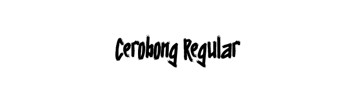 Cerobong Regular  नि: शुल्क फ़ॉन्ट्स डाउनलोड