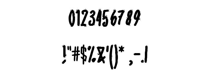 Cerobong Regular Font OTHER CHARS